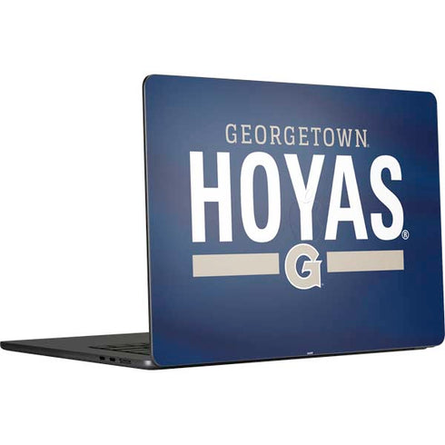 Georgetown University Hoyas Stripe MacBook Air 15 in (2023) Skin