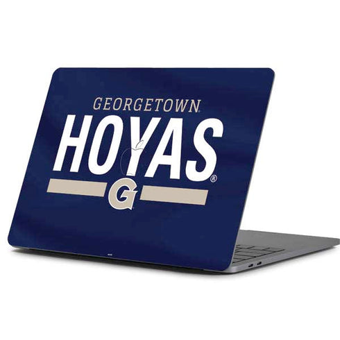Georgetown University Hoyas Stripe Apple MacBook Pro 13-inch Skin