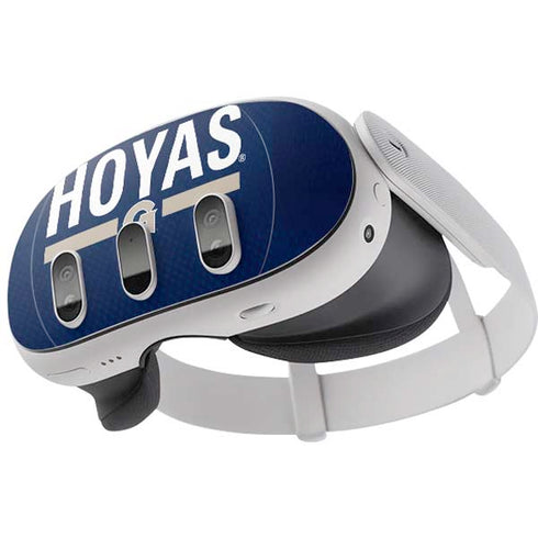 Georgetown University Hoyas Stripe Meta Quest 3 Skin