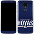 Georgetown University Hoyas Stripe Moto E5 Plus Skin