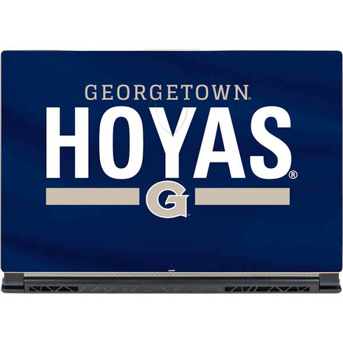 Georgetown University Hoyas Stripe MSI GS65 Stealth Laptop Skin