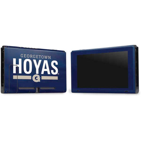 Georgetown University Hoyas Stripe Nintendo Switch Bundle Skin