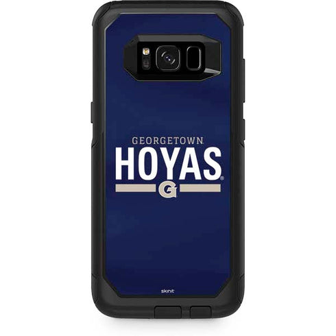 Georgetown University Hoyas Stripe Otterbox Commuter Galaxy Skin