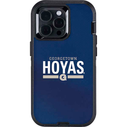 Georgetown University Hoyas Stripe Otterbox Defender iPhone Skin