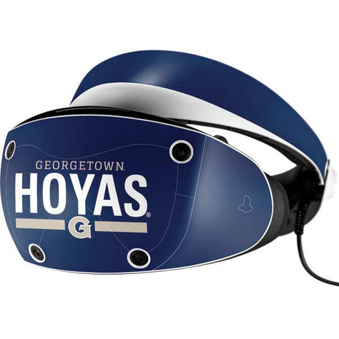 Georgetown University Hoyas Stripe PlayStation VR2 Skin