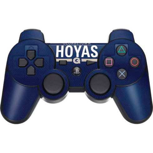 Georgetown University Hoyas Stripe PS3 Dual Shock wireless controller Skin