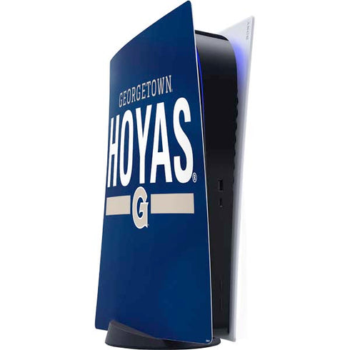 Georgetown University Hoyas Stripe PS5 Digital Edition Console Skin
