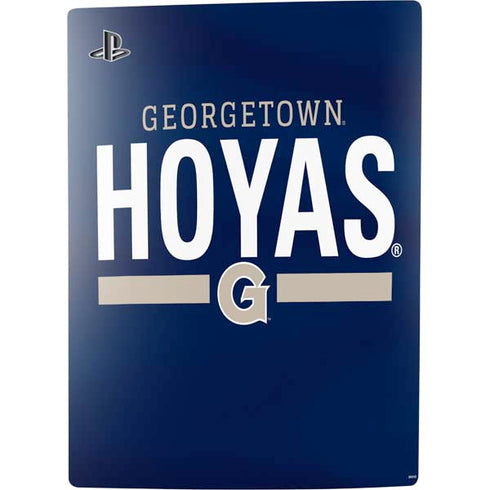 Georgetown University Hoyas Stripe PS5 Digital Edition Console Skin
