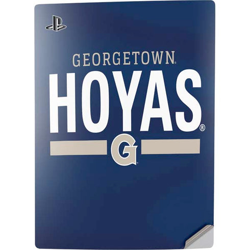 Georgetown University Hoyas Stripe PS5 Digital Edition Console Skin