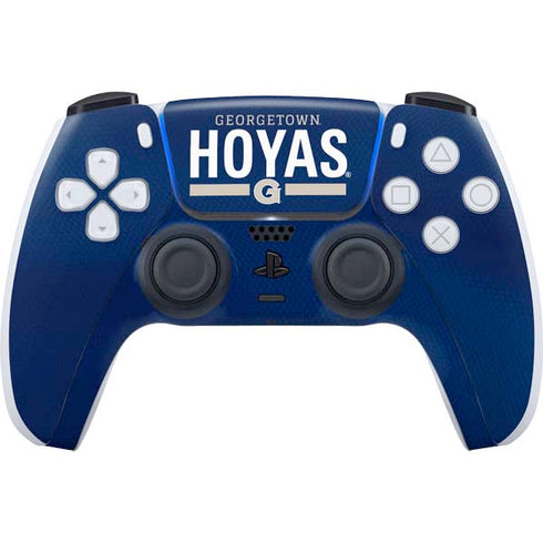 Georgetown University Hoyas Stripe PS5 Controller Skin