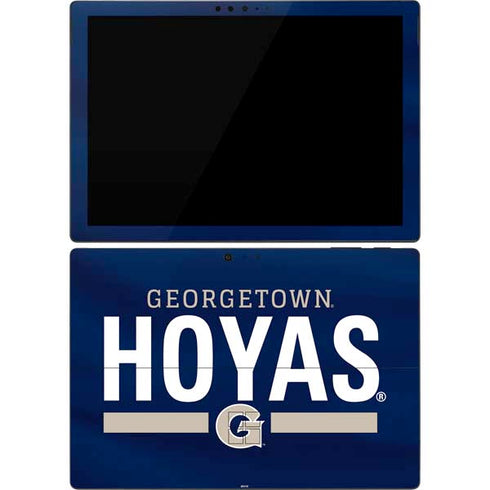 Georgetown University Hoyas Stripe Surface Pro 7 Skin