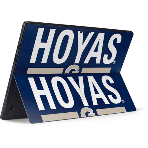 Georgetown University Hoyas Stripe Surface Pro 7 Skin