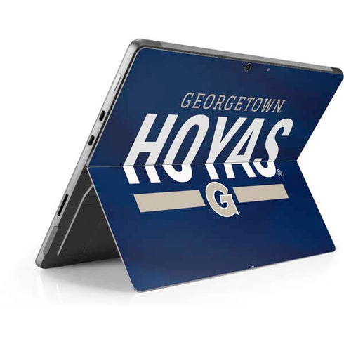 Georgetown University Hoyas Stripe Surface Pro 8 Skin