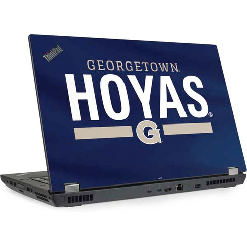 Georgetown University Hoyas Stripe Lenovo ThinkPad Skin