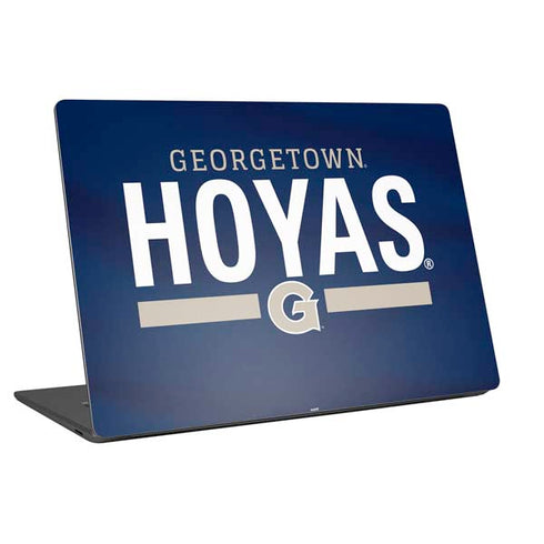 Georgetown University Hoyas Stripe Universal Laptop 12in (9.8 x 6.8in) Skin