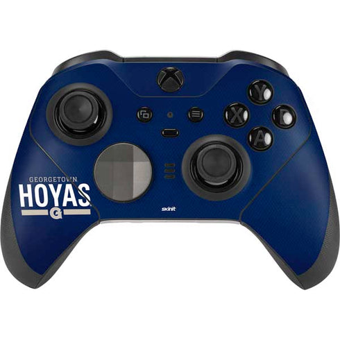 Georgetown University Hoyas Stripe Xbox Elite Wireless Controller Series 2 Skin