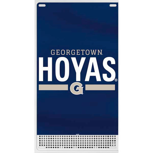 Georgetown University Hoyas Stripe Xbox Series S Console Skin