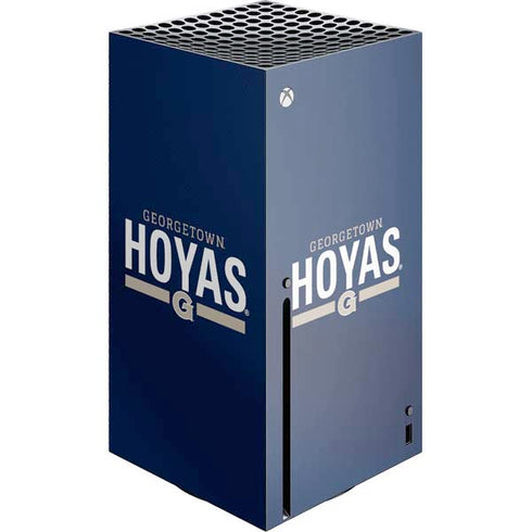 Georgetown University Hoyas Stripe Xbox Series X Console Skin