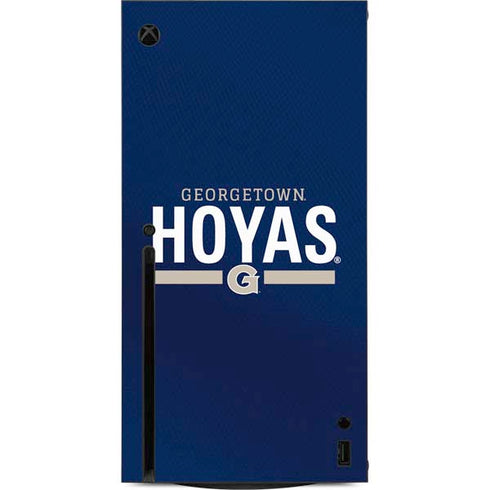 Georgetown University Hoyas Stripe Xbox Series X Console Skin