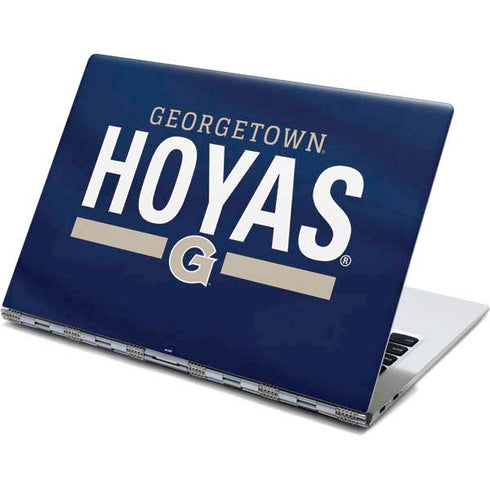 Georgetown University Hoyas Stripe Yoga 910 2-in-1 14in Touch-Screen Skin