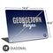 Georgetown University Hoyas Universal Laptop 18in (14.6 x 10.6in) Skin