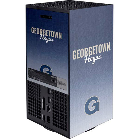 Georgetown University Hoyas Xbox Series X Console Skin