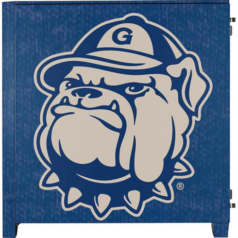 Georgetown University Jack the Bulldog Mascot Corsair 4000D Tempered Glass Mid-Tower ATX Case Skin