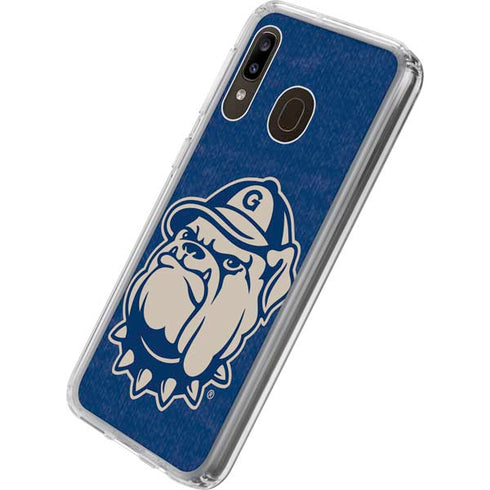 Georgetown University Jack the Bulldog Mascot Galaxy A20 Clear Case