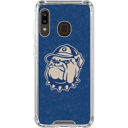 Georgetown University Jack the Bulldog Mascot Galaxy A30 Clear Case