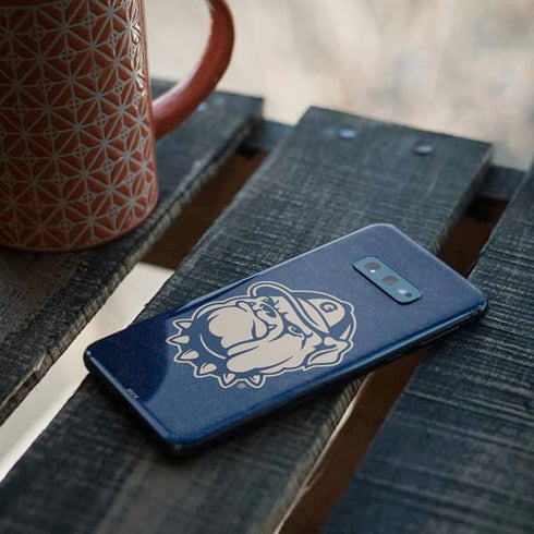 Georgetown University Jack the Bulldog Mascot Galaxy S10e Skin