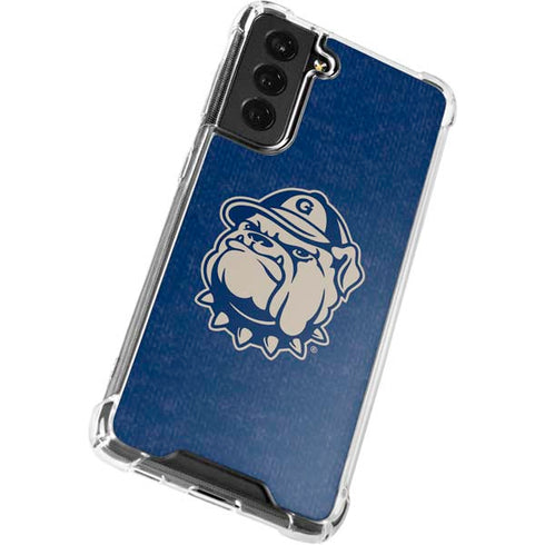 Georgetown University Jack the Bulldog Mascot Galaxy S21 FE Clear Case