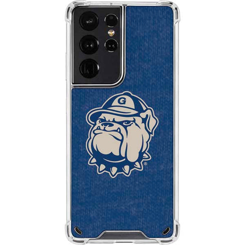 Georgetown University Jack the Bulldog Mascot Galaxy S21 Ultra 5G Clear Case