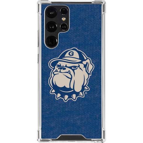 Georgetown University Jack the Bulldog Mascot Galaxy S24 Ultra Clear Case