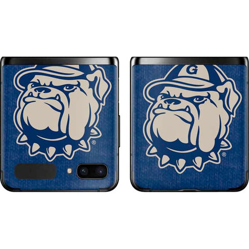 Georgetown University Jack the Bulldog Mascot Galaxy Z Flip Skin