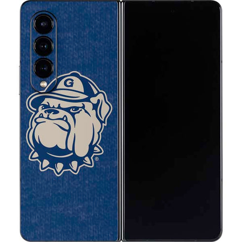 Georgetown University Jack the Bulldog Mascot Galaxy Z Fold4 5G Skin