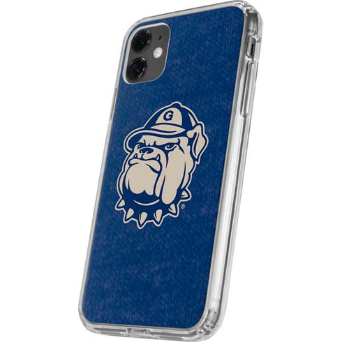 Georgetown University Jack the Bulldog Mascot iPhone 11 Clear Case