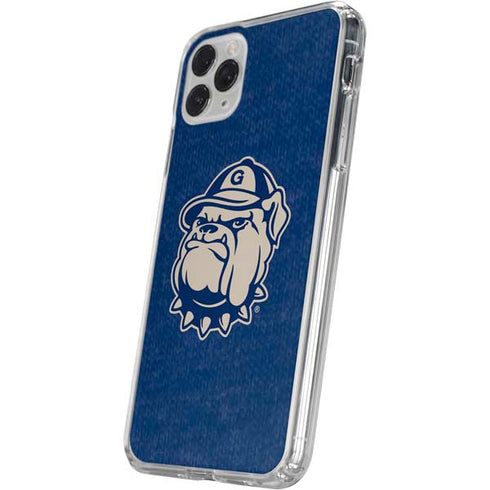 Georgetown University Jack the Bulldog Mascot iPhone 11 Pro Clear Case