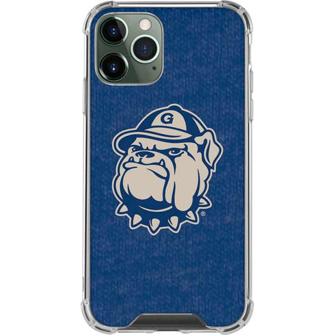 Georgetown University Jack the Bulldog Mascot iPhone 11 Pro Max Clear Case