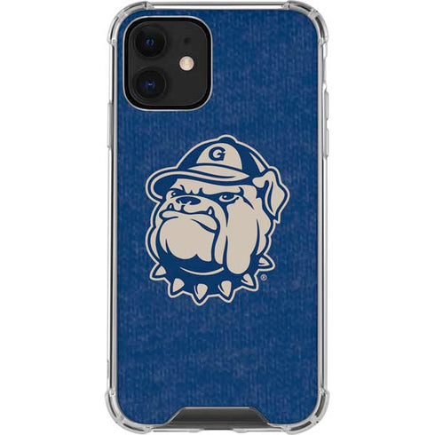 Georgetown University Jack the Bulldog Mascot iPhone 12 Clear Case
