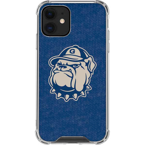 Georgetown University Jack the Bulldog Mascot iPhone 12 Mini Clear Case