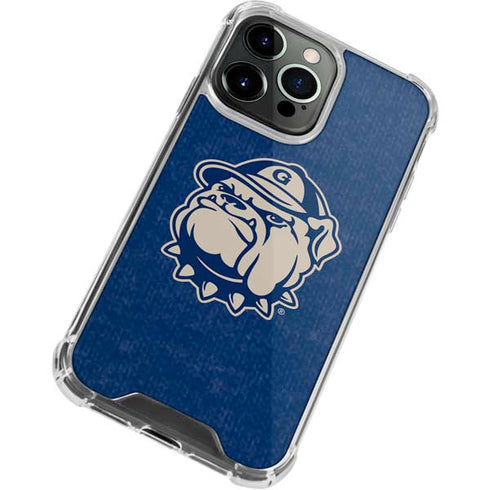 Georgetown University Jack the Bulldog Mascot iPhone 13 Pro Max Clear Case