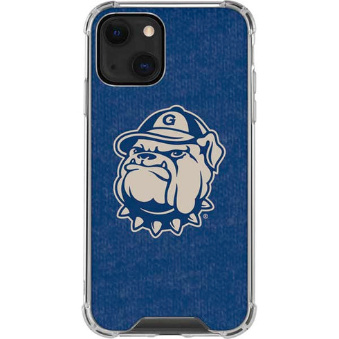 Georgetown University Jack the Bulldog Mascot iPhone 14 Plus Clear Case