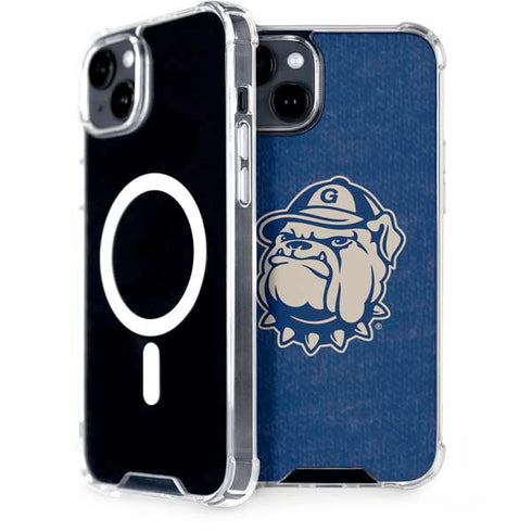 Georgetown University Jack the Bulldog Mascot iPhone 15 Plus MagSafe Case