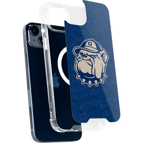 Georgetown University Jack the Bulldog Mascot iPhone 15 Plus MagSafe Case