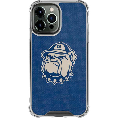 Georgetown University Jack the Bulldog Mascot iPhone 14 Pro Max Clear Case
