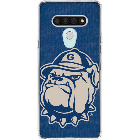 Georgetown University Jack the Bulldog Mascot LG Stylo 6 Clear Case