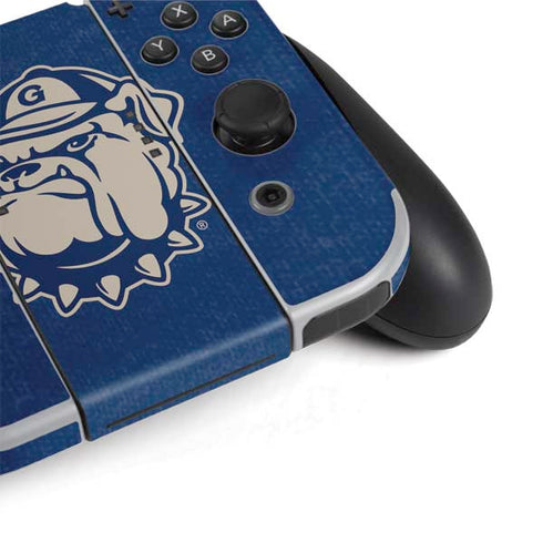 Georgetown University Jack the Bulldog Mascot Nintendo Switch OLED (2021) Skin