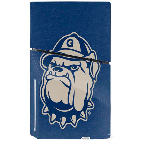 Georgetown University Jack the Bulldog Mascot PS5 Slim Disk Bundle Skin