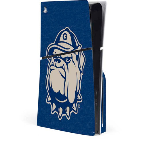 Georgetown University Jack the Bulldog Mascot PS5 Slim Disk Console Skin