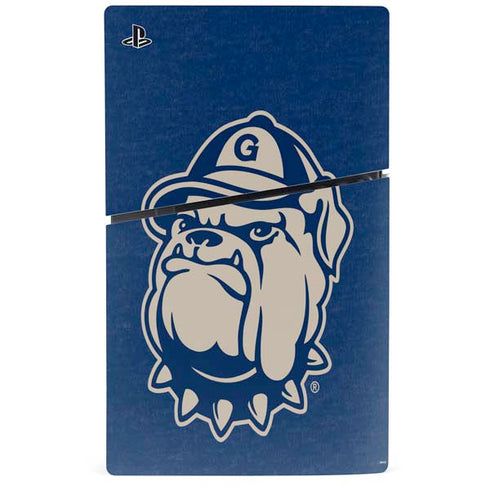 Georgetown University Jack the Bulldog Mascot PS5 Slim Disk Console Skin